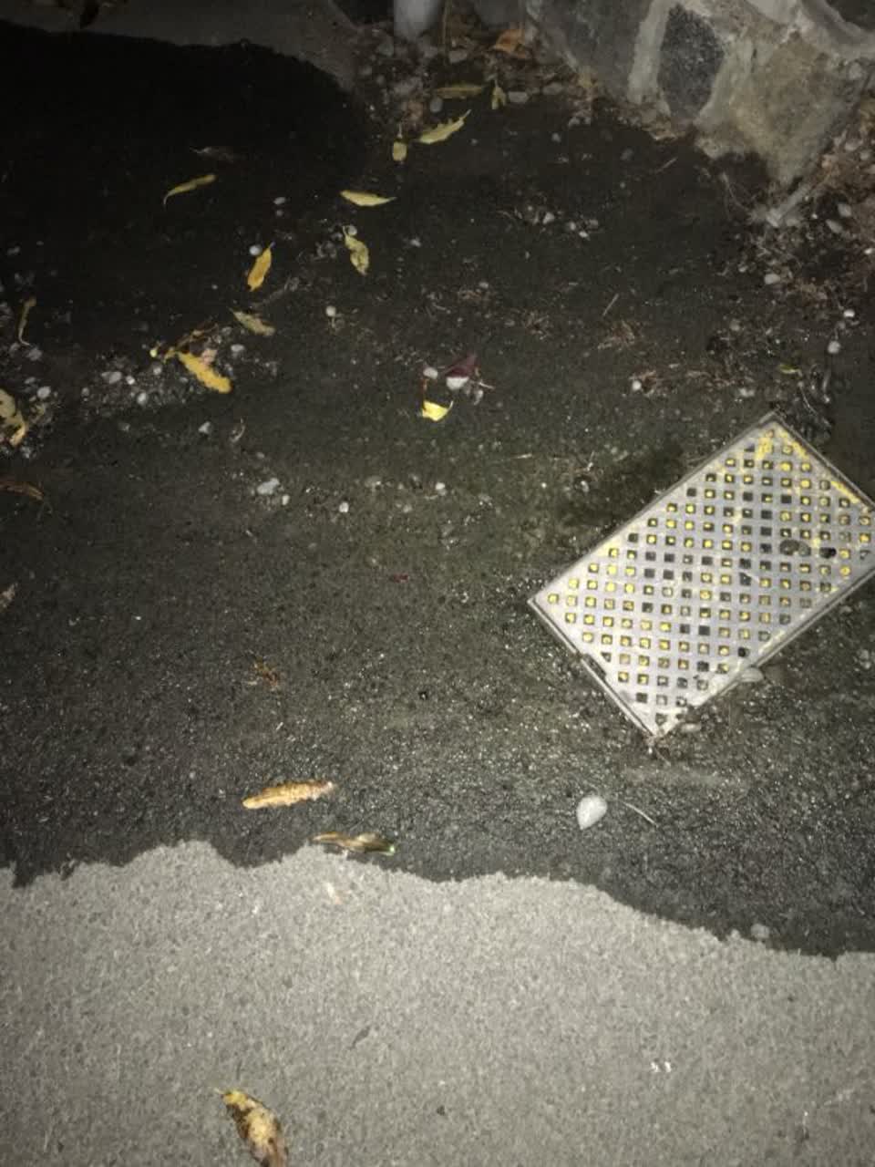The photograph attached to this wastewater/stormwater report
