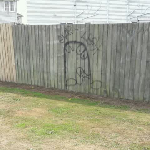 Graffiti, a report photo