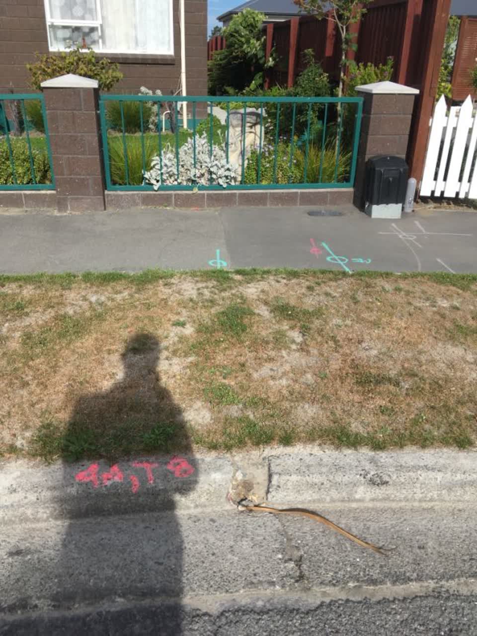 The photograph attached to this wastewater/stormwater report