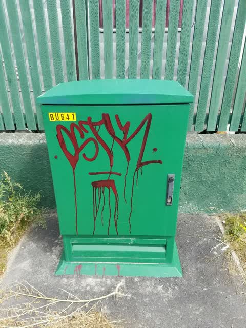 Graffiti, a report photo