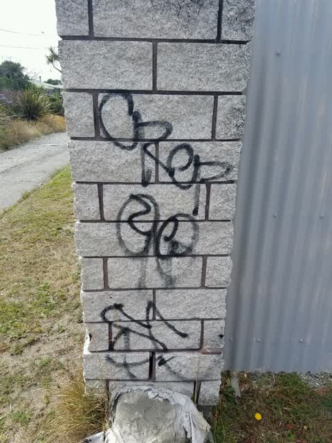 Graffiti, a report photo