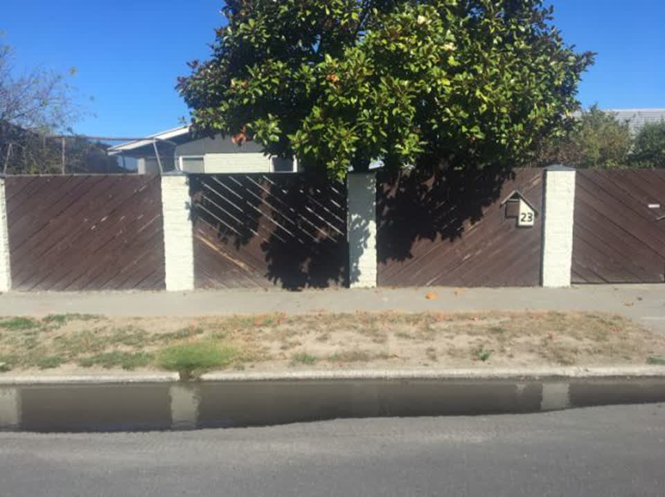 The photograph attached to this wastewater/stormwater report