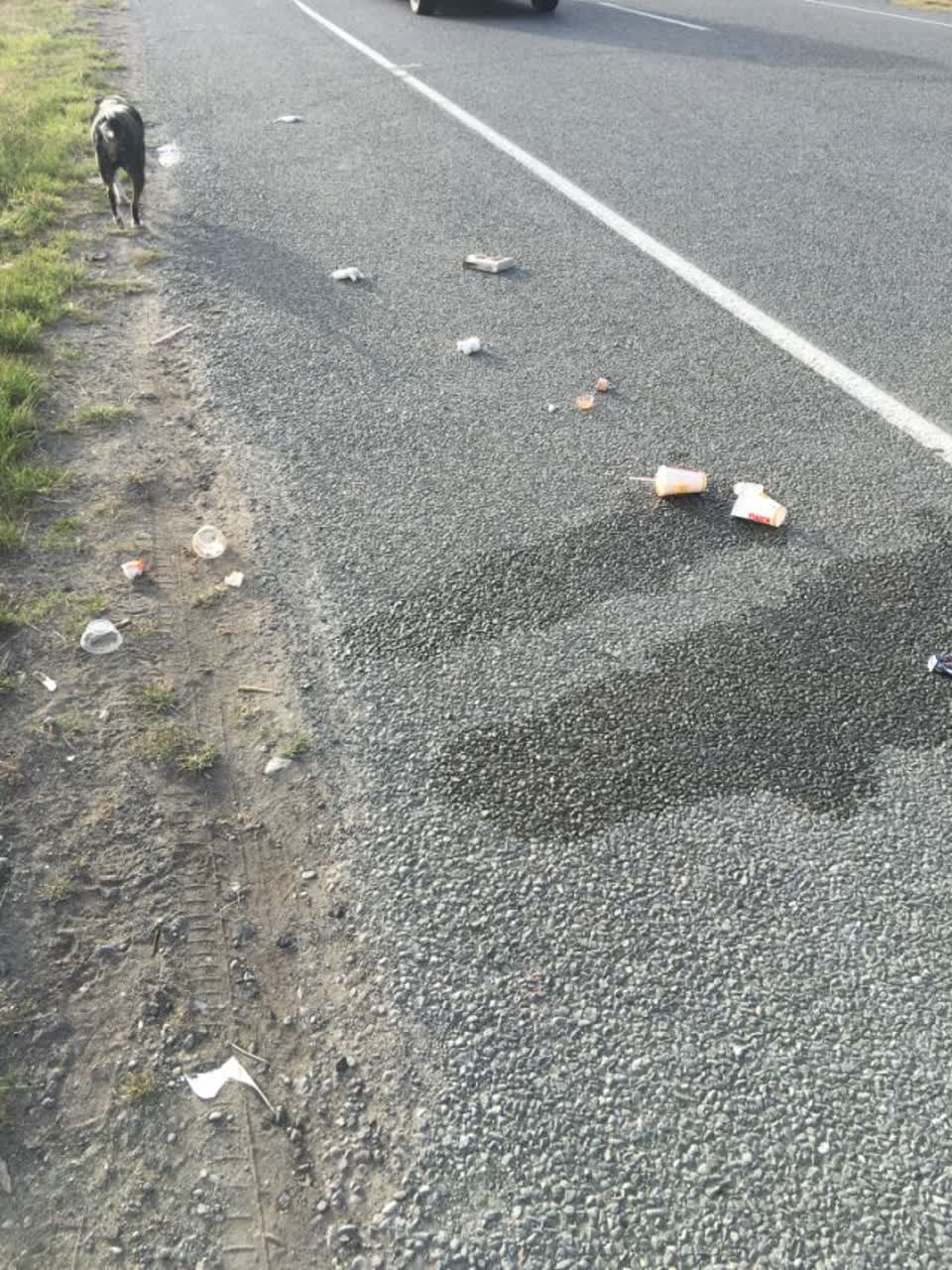 The photograph attached to this rubbish/recycling report