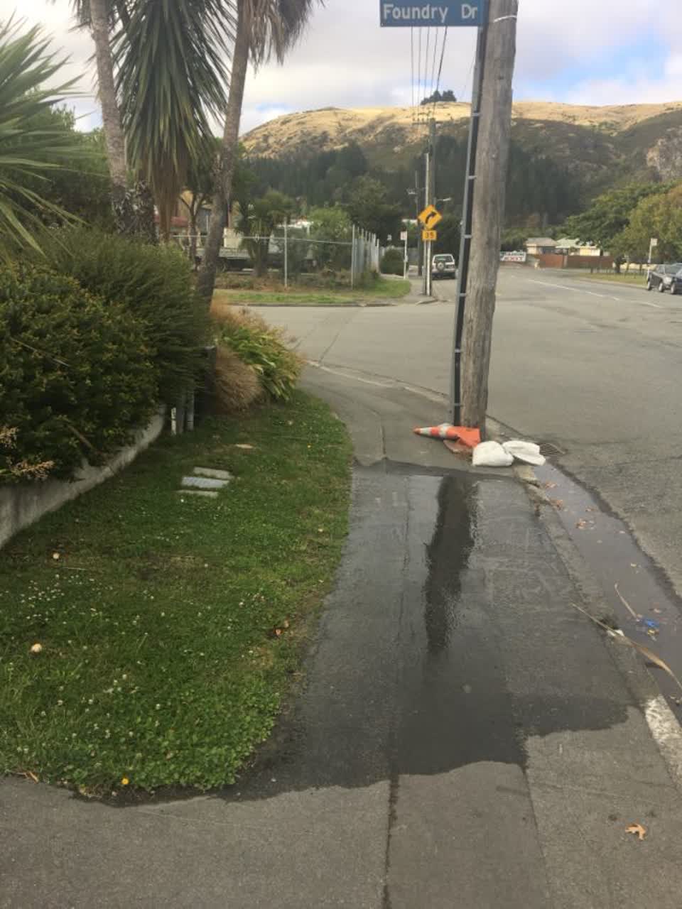 The photograph attached to this water supply report