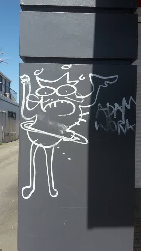 Graffiti, a report photo