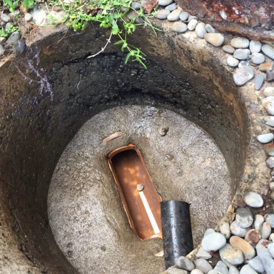 The photograph attached to this wastewater/stormwater report