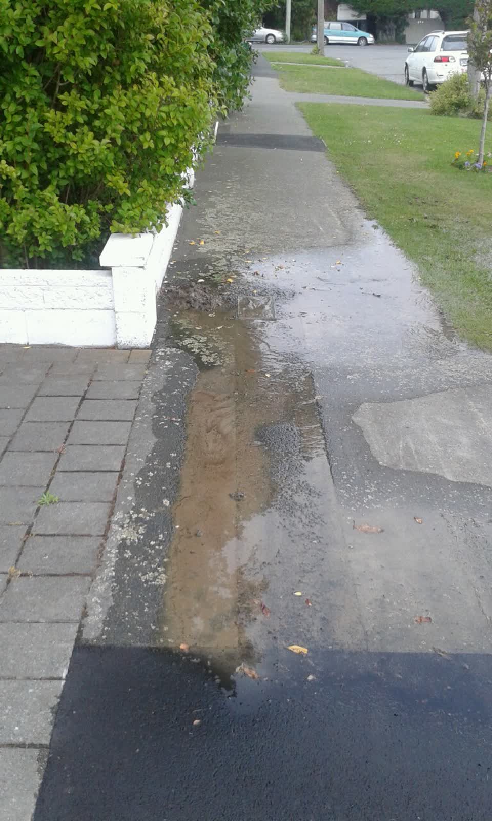The photograph attached to this water supply report