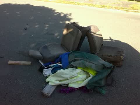 Rubbish/Recycling, a report photo