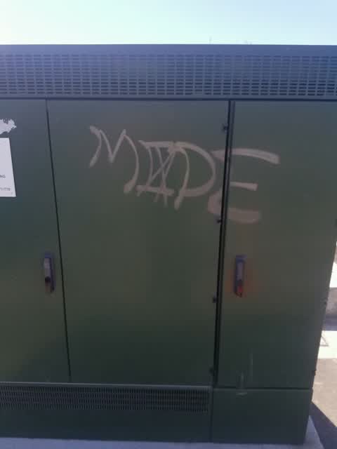 Graffiti, a report photo