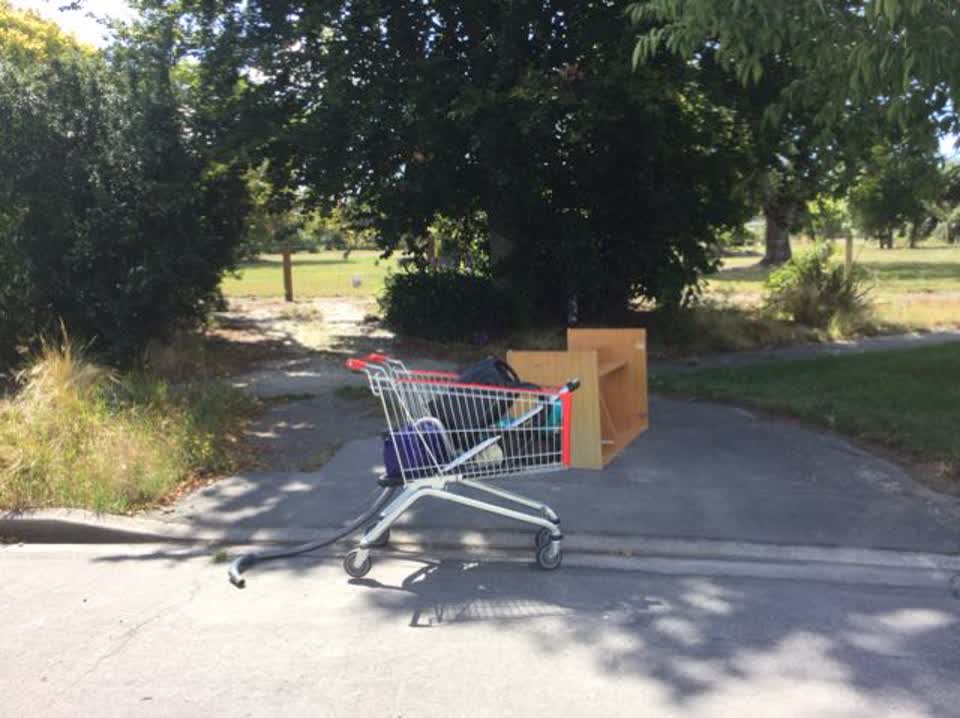 The photograph attached to this rubbish/recycling report