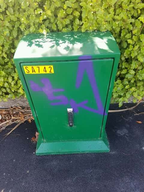 Graffiti, a report photo