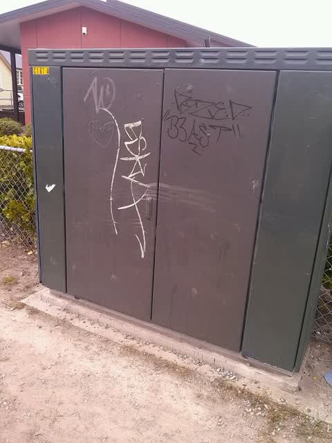 Graffiti, a report photo