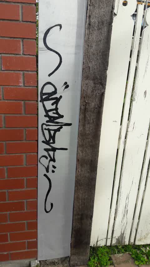 Graffiti, a report photo