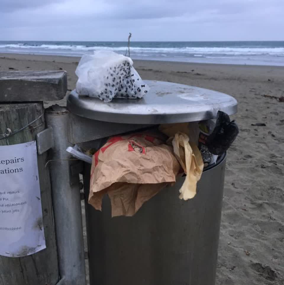 The photograph attached to this rubbish/recycling report