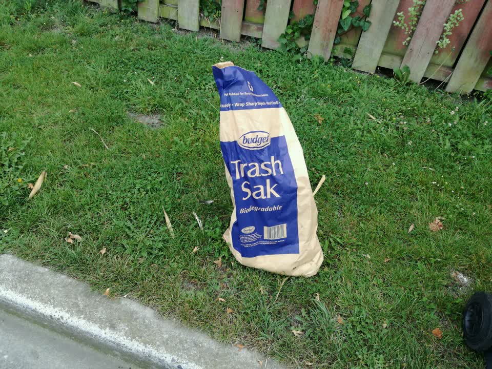 The photograph attached to this rubbish/recycling report