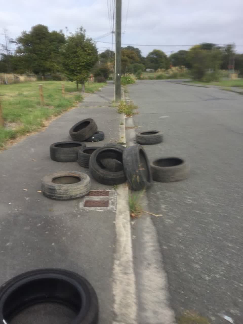 The photograph attached to this rubbish/recycling report