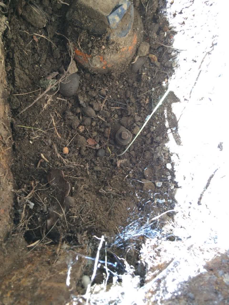 The photograph attached to this water supply report