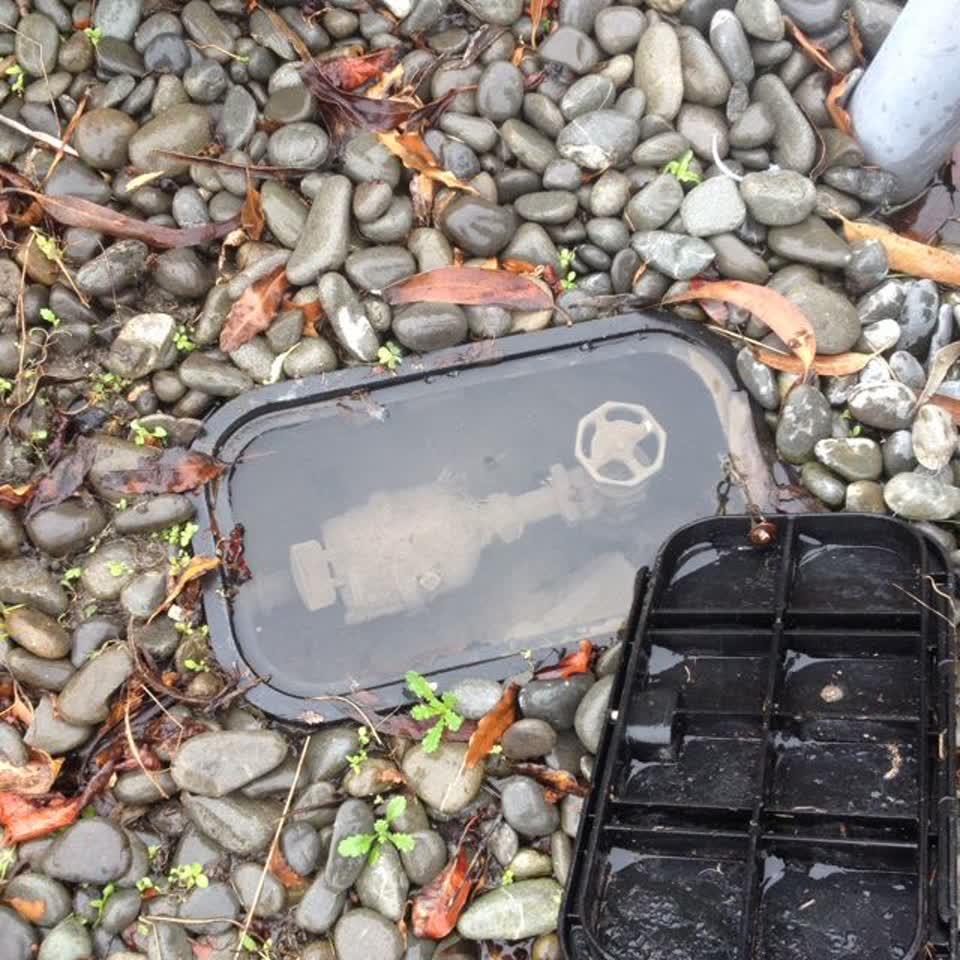 The photograph attached to this water supply report