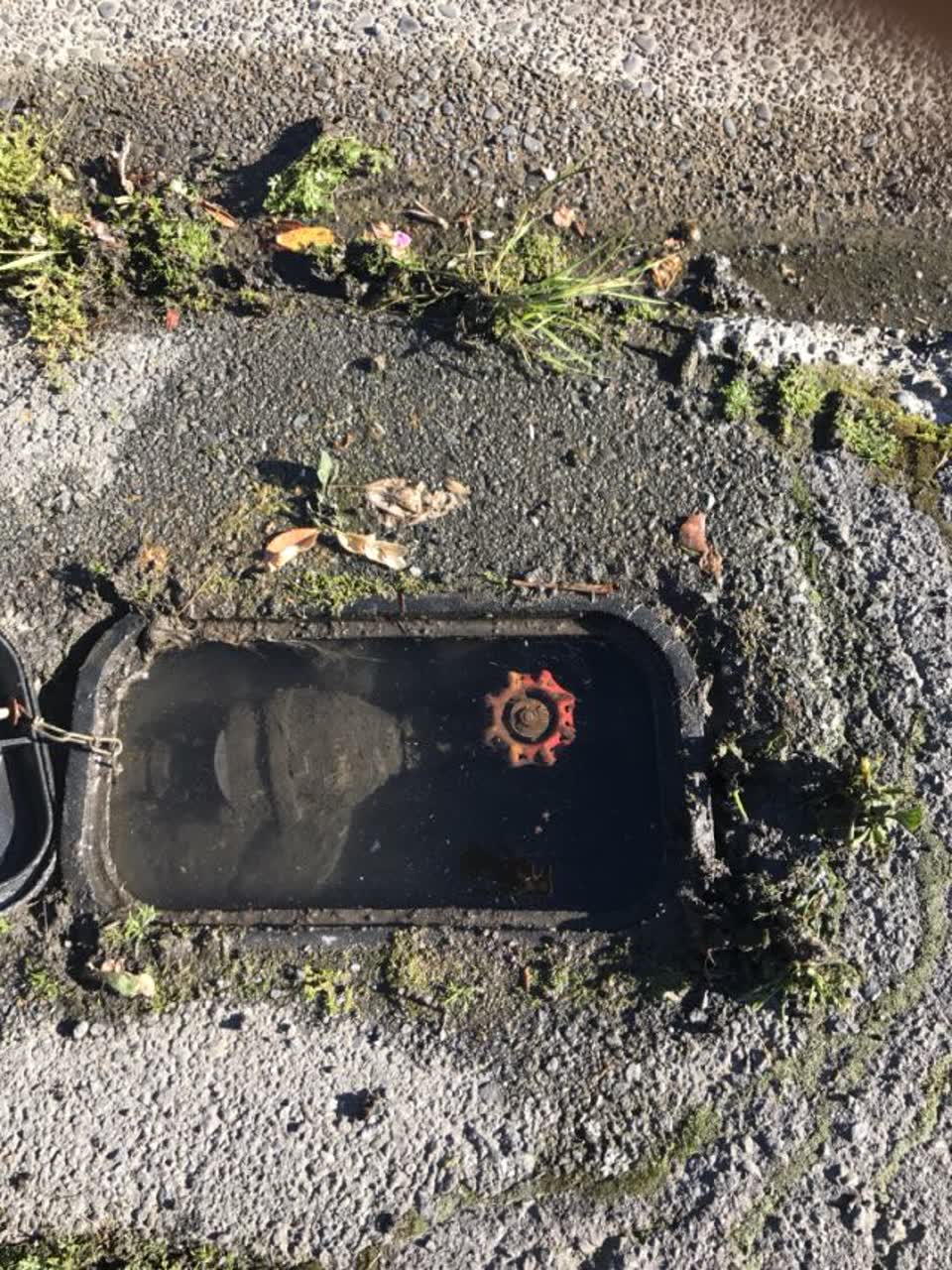 The photograph attached to this water supply report