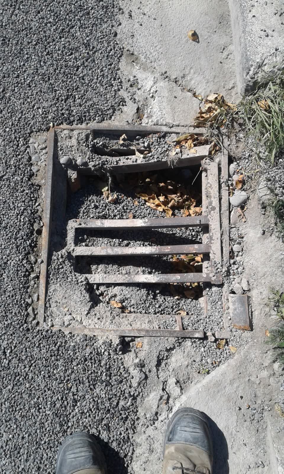 The photograph attached to this wastewater/stormwater report