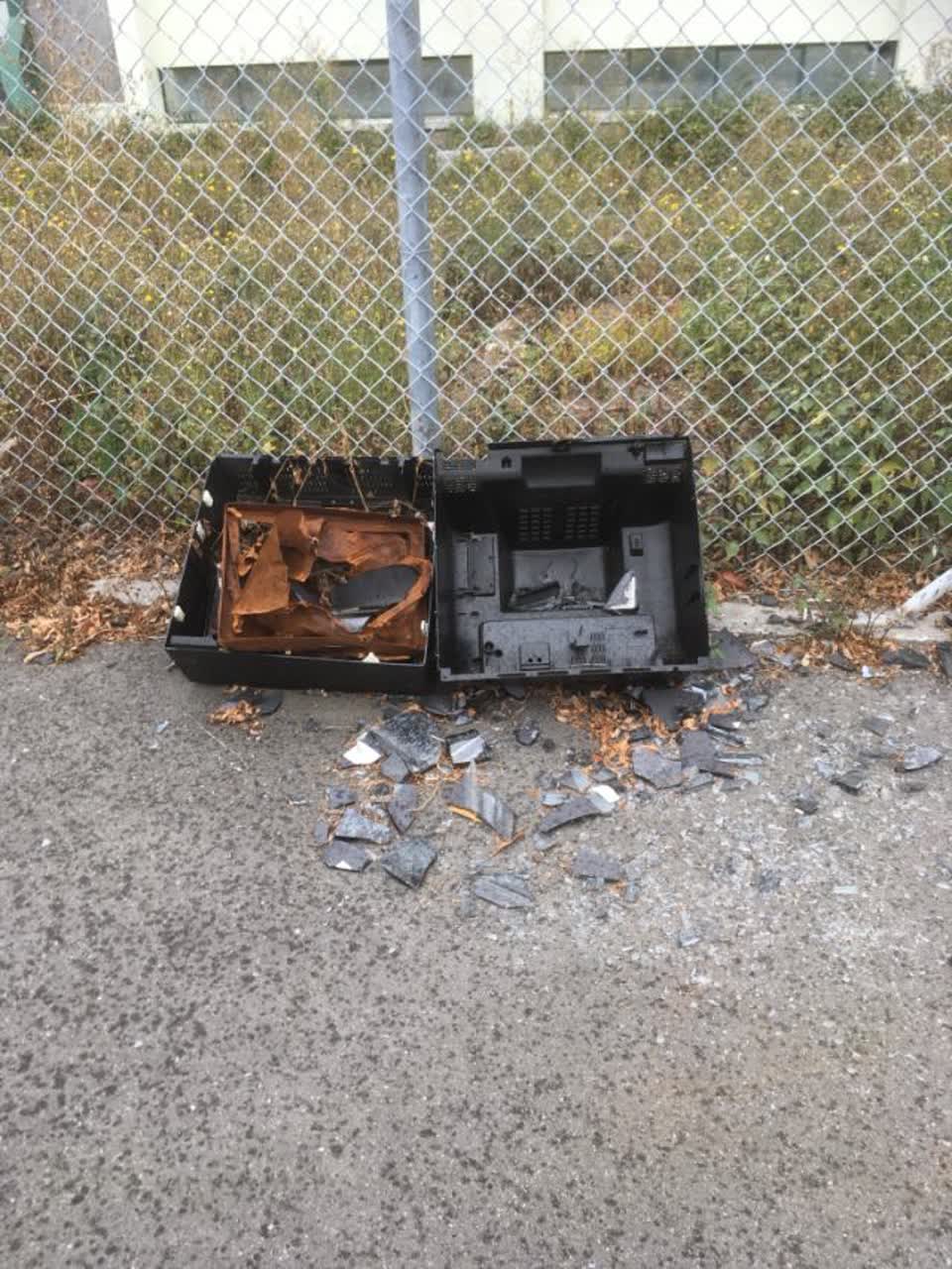 The photograph attached to this rubbish/recycling report