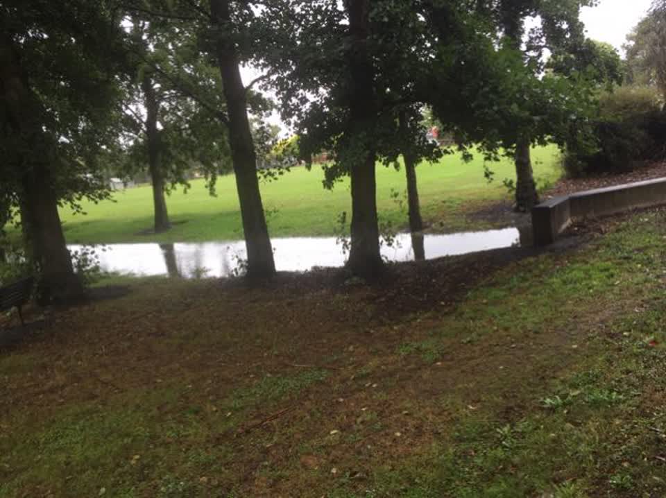 The photograph attached to this wastewater/stormwater report