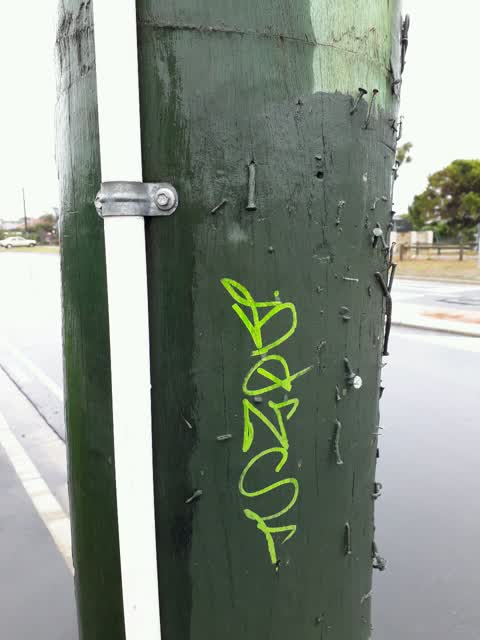 Graffiti, a report photo