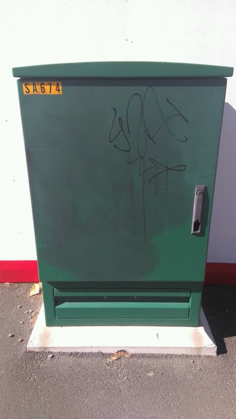 Graffiti, a report photo