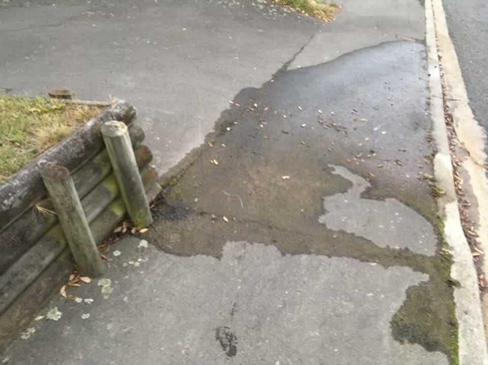 The photograph attached to this wastewater/stormwater report