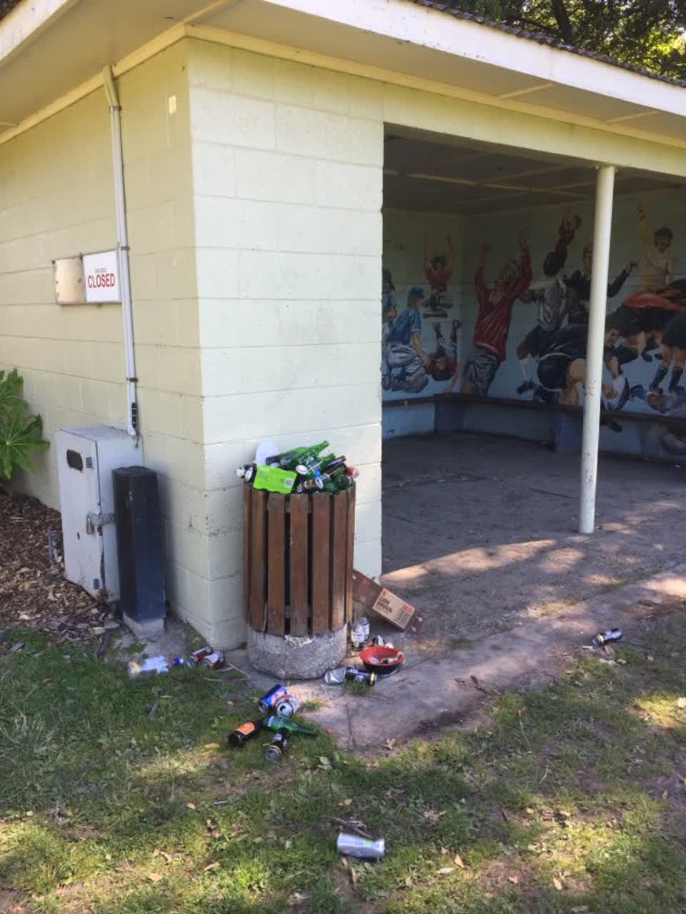 The photograph attached to this rubbish/recycling report