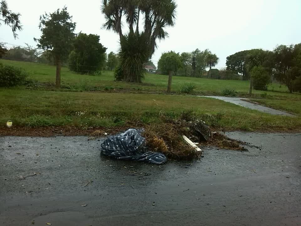 The photograph attached to this rubbish/recycling report