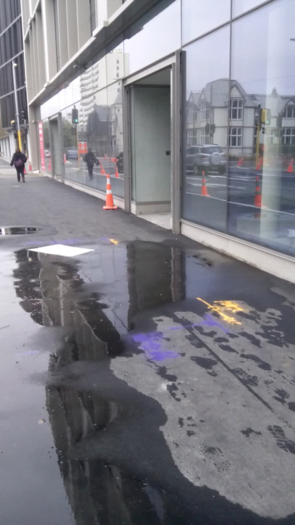 The photograph attached to this wastewater/stormwater report