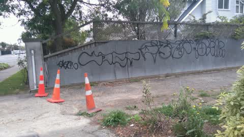 Graffiti, a report photo