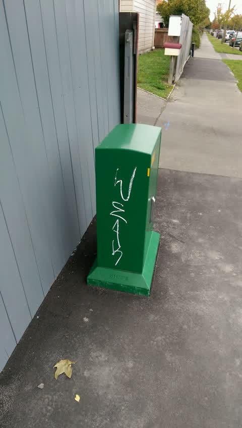 Graffiti, a report photo