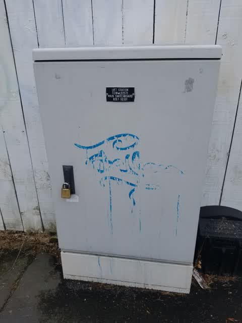 Graffiti, a report photo