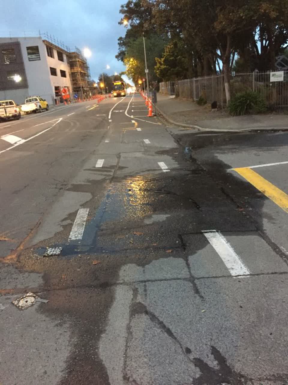 The photograph attached to this water supply report
