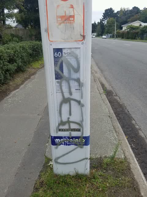 Graffiti, a report photo