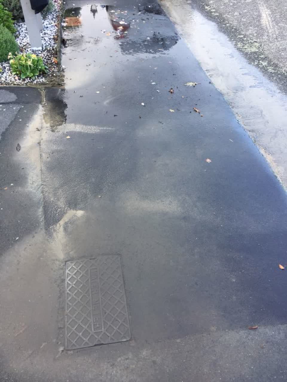 The photograph attached to this water supply report