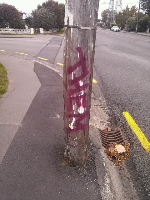 Graffiti, a report photo