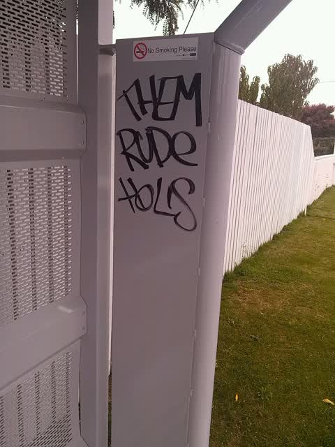 Graffiti, a report photo