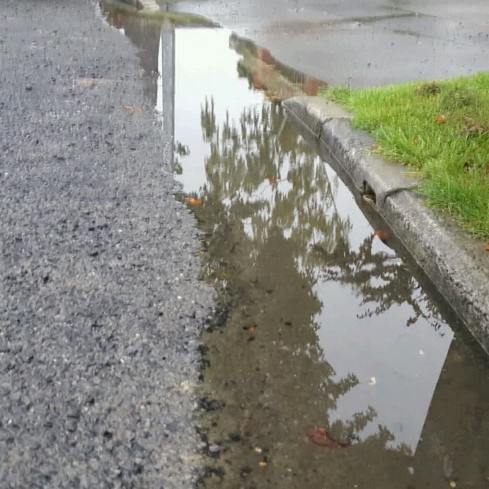The photograph attached to this wastewater/stormwater report