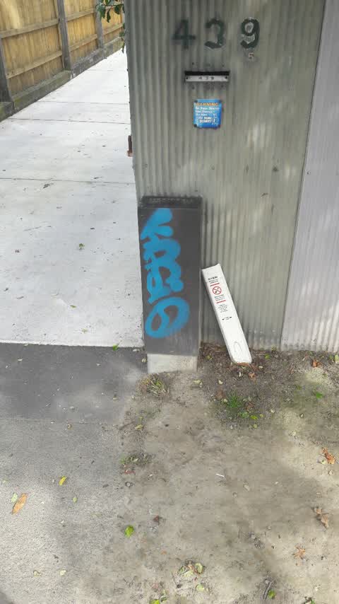 Graffiti, a report photo