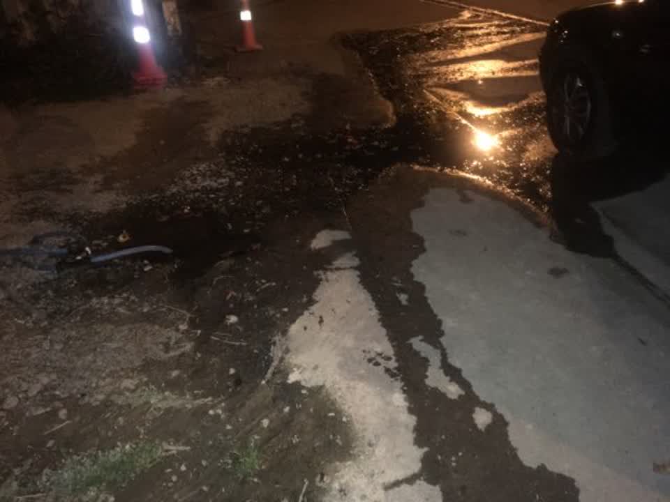 The photograph attached to this water supply report