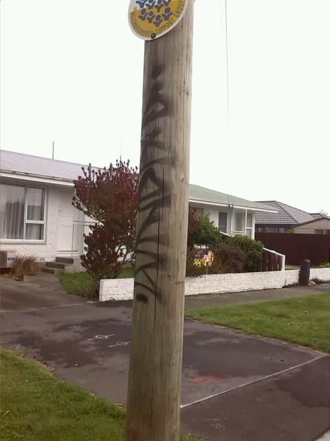 Graffiti, a report photo