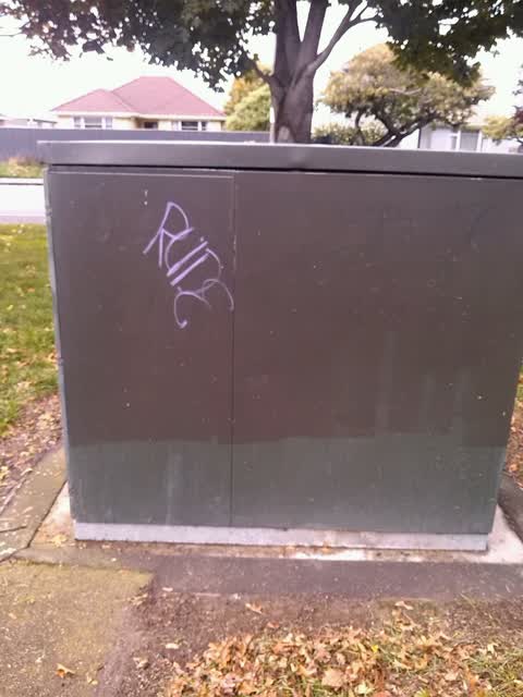 Graffiti, a report photo