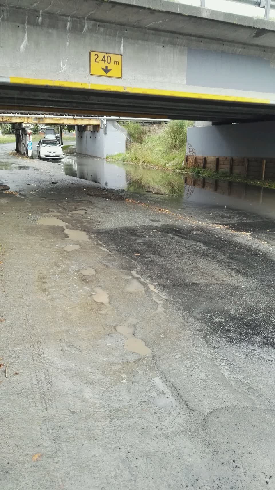 The photograph attached to this wastewater/stormwater report