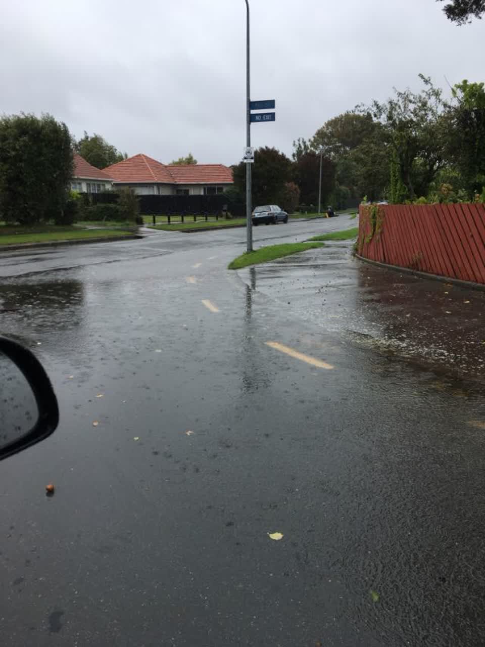 The photograph attached to this wastewater/stormwater report