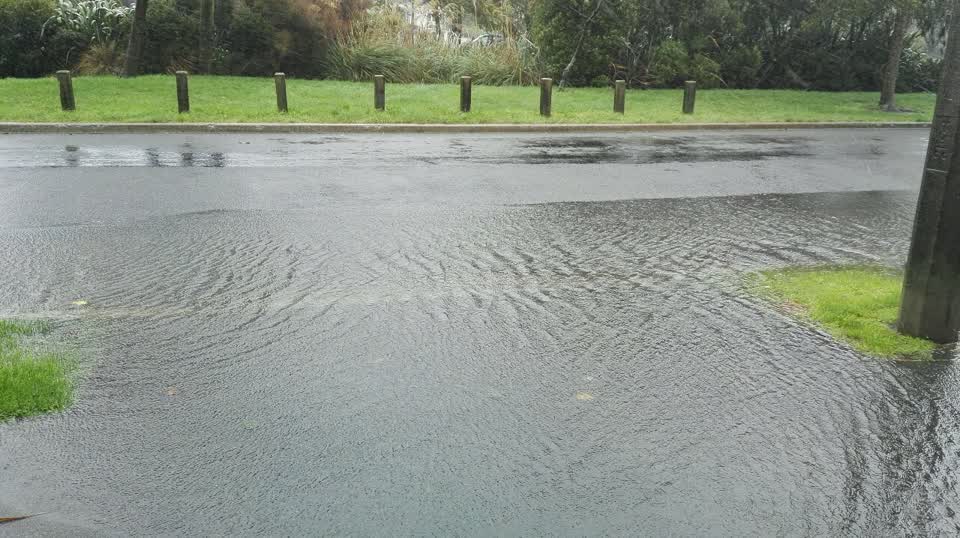The photograph attached to this wastewater/stormwater report