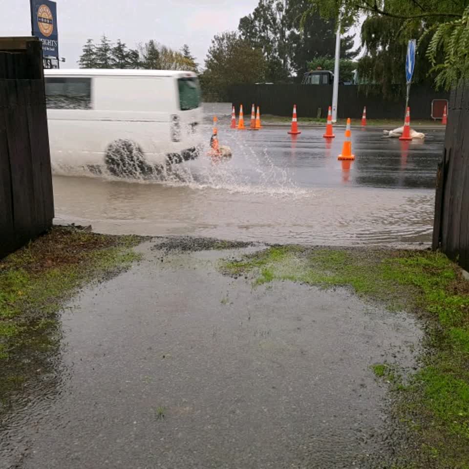 The photograph attached to this wastewater/stormwater report