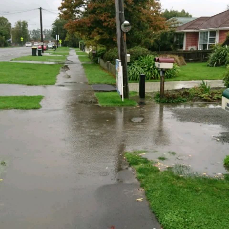 The photograph attached to this wastewater/stormwater report